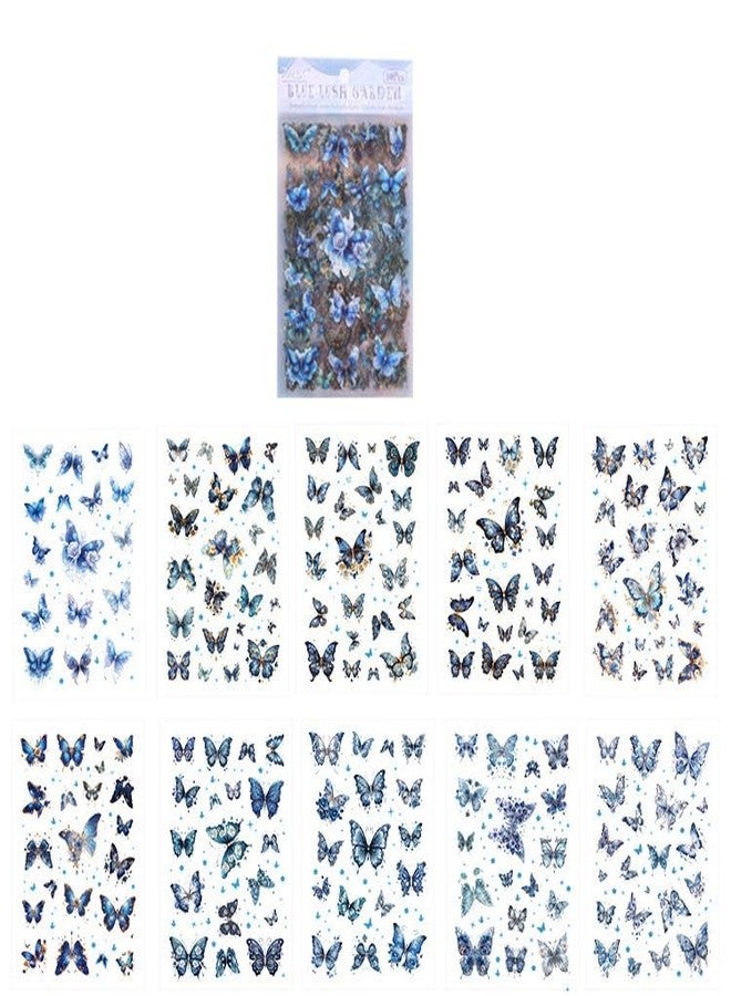 SAMVARDHAN Aesthetic Butterfly Sticker Set - 60 Sheets Decorative Stickers for Journaling, Scrapbooking, Crafts & DIY Projects, Pack of 6 - Image 3